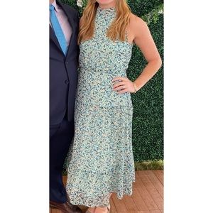 Sam Edelman | Women’s high neck floral maxi dress | size 8